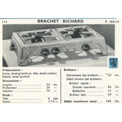 Réchaud 113  Brachet Richard