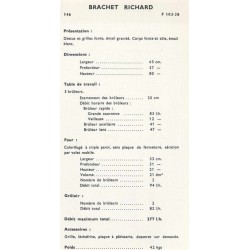Cuisinière N°146 Brachet Richard