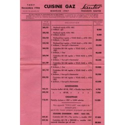 tarif Sauter 1956