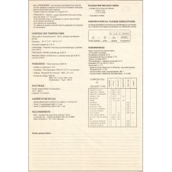 fiche technique bis confort 1100