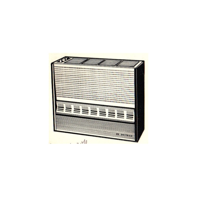 1310 radiateur à gaz De Dietrich