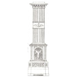 Fourneau à colonne chinoise De Dietrich