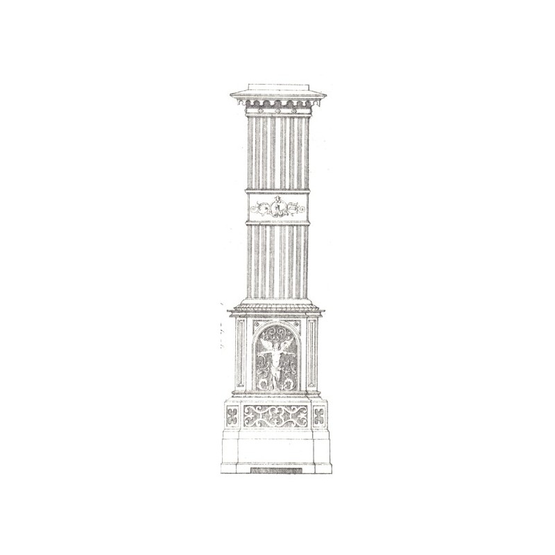Fourneau à colonne chinoise De Dietrich