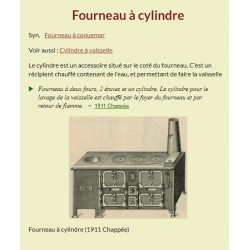 fourneau à cylindre