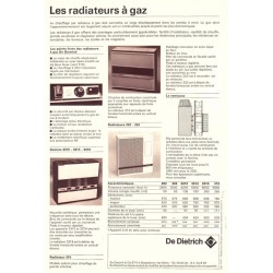 descriptif radiateur à gaz
