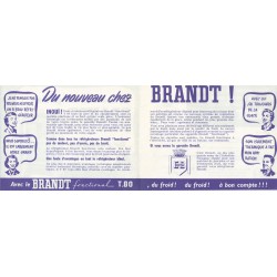 pub réfrigérateur T 80 Brandt