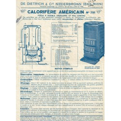 fiche calorifère n° 751