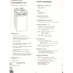 descriptif statomatic 414 Brandt