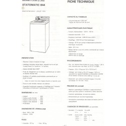 descriptif statomatic 844 Brandt