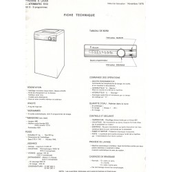 descriptif statomatic 510 Brandt