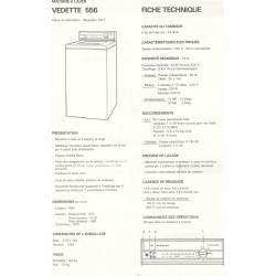 fiche technique 556 Vedette