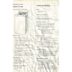 fiche technique 586 vedette