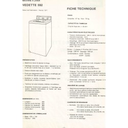 fiche technique 592 vedette