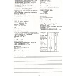 fiche technique bis lv 109