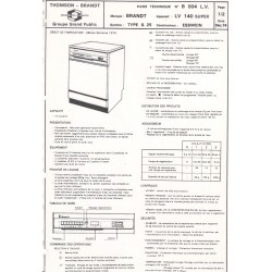 fiche technique LV 140 Super