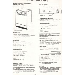 fiche technique LV 1221 SX
