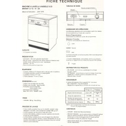fiche technique LV 1241 SX