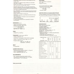 fiche technique bis LV 1241 Brandt