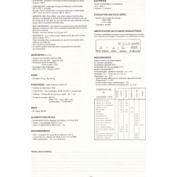 fiche technique bis super 122