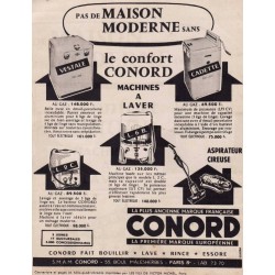 pub lave linge Conord