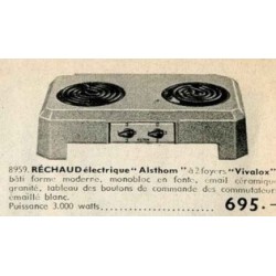 Réchaud électrique Alsthom 1930