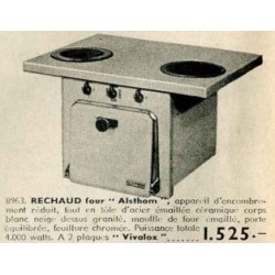 Réchaud électrique Alsthom 1930