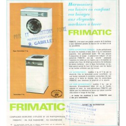Lave linge Frimatic 1966