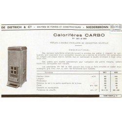 calorifère carbo  1936