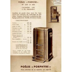 poêle porphyre n° 625
