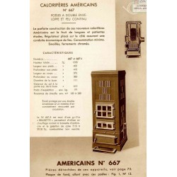 calorifère américain n°667