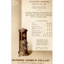 calorifère irlandais rond 1937