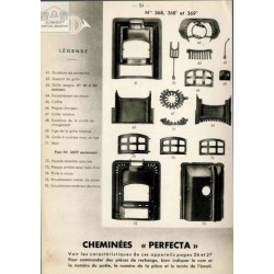pièces cheminée Perfecta n° 369 F