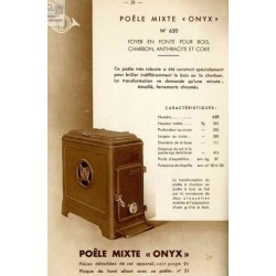 poêle onyx n° 620