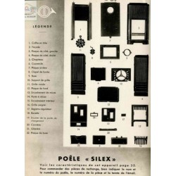 pièces poêle silex n° 670