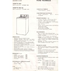 fiche technique 884 vedette