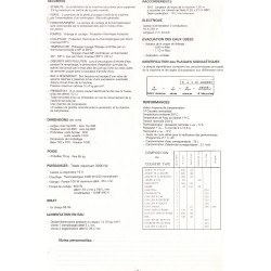 fiche technique lv 1481 bis