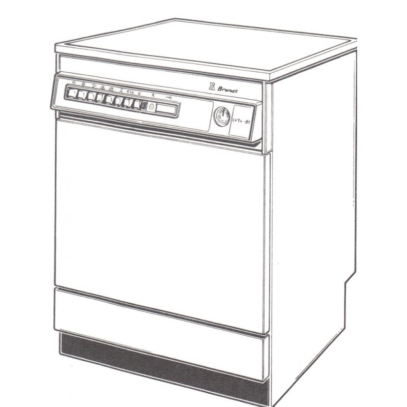 lave vaisselle 1481 Brandt