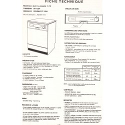 fiche technique dish 1094