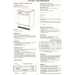 fiche technique sh 1233