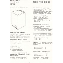 fiche technique G 12