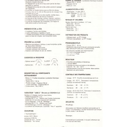 fiche technique bis t 861