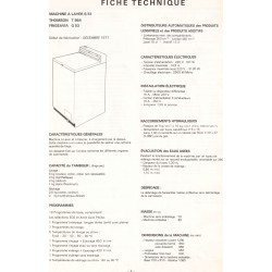 fiche technique T 864