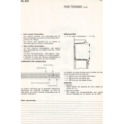 fiche technique bis HL 631