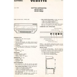 fiche technique HS 621