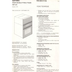 fiche technique FEP 221
