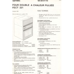 fiche technique FECT 221