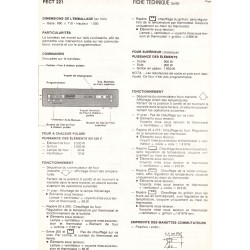 fiche technique bis FECT 221
