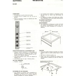 fiche technique bis g 421
