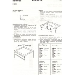 fiche technique bis E 423