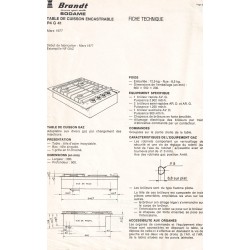Fiche technique  P 4 G 41